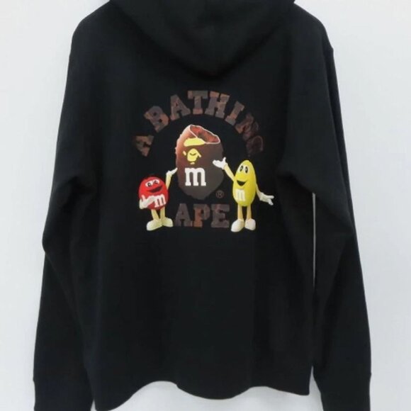 NWT BAPE & M&Ms Collab Special Edition Hoodie Sweatshirt A Bathing Ape Size M - Picture 1 of 15